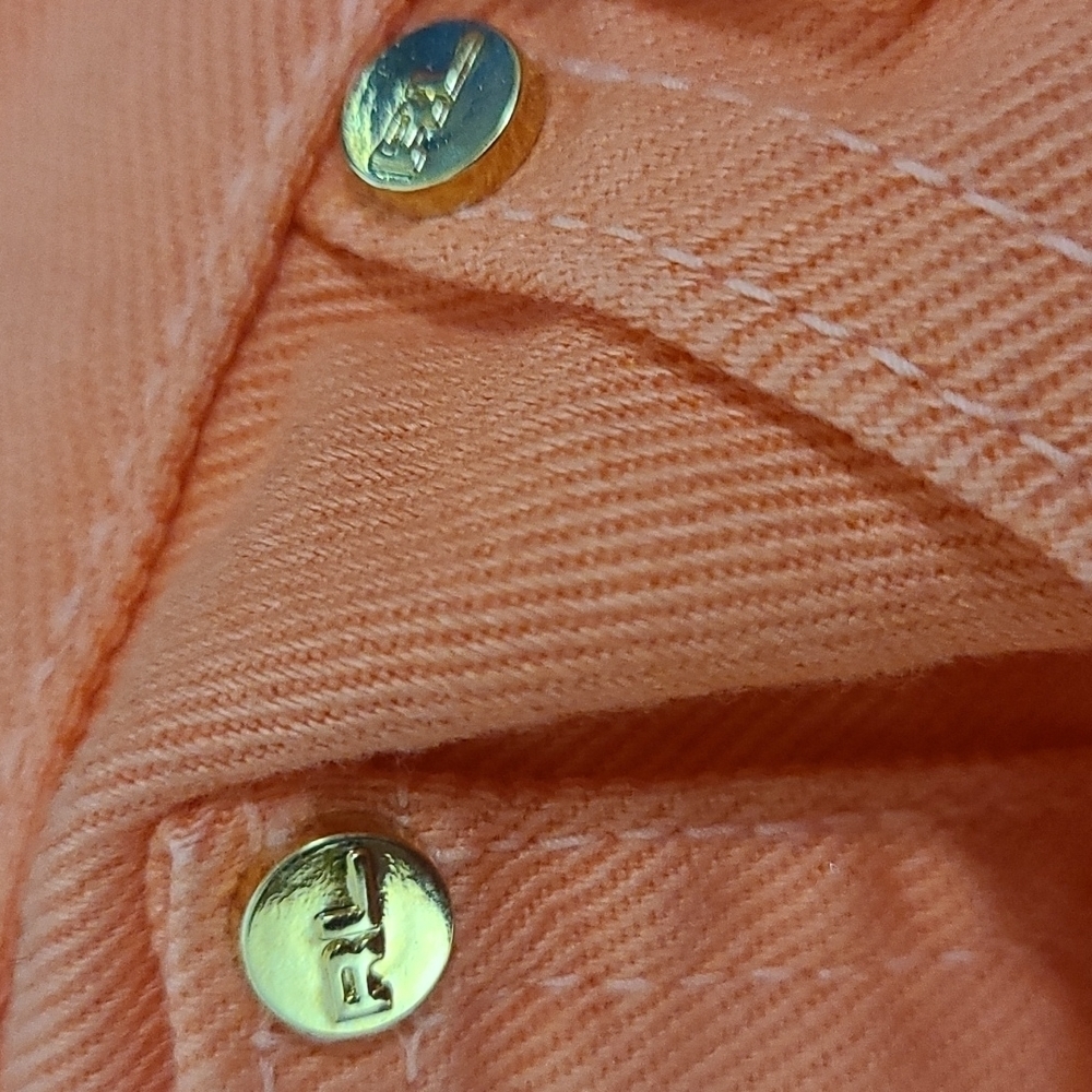 NWT Ralph Lauren Black Label 380 Sunset Orange Skinny Sz‎ 29 - Picture 4 of 8